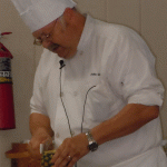 Fair cooking demonstration