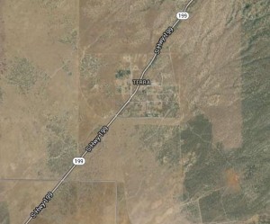 Terra, Utah is located about 65 miles southwest of Salt Lake City.