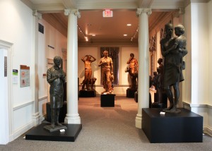 Entrance to the exhibit, “Dealing in Symbols: Profundity and the Human Figure.”