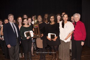 Front: Delaware Division of the Arts Director Paul Weagraff, Kate Goorland, Hannah Sturgis, Eden Negusse, Delaware Poet Laureate JoAnn Balingit, Delaware State Arts Council Chair Lise Monty.  Back: Andrew S.K. Dingwall, Kana Turley, Brianne Gray, Caitlin Mannering, Jessica Pigeon, Shannon Murray, Jake Sheir, Jarinat Sola-Rufai, Hannah Duffy, Frank Thomson, Genevieve Hahn. Not shown: Reanna Virginia Skinner, Gustavo Silveira. Photographer credit: Kathleen Buckalew