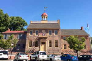 New Castle Court House Museum with new roof