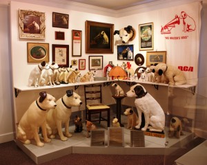 Nipper Corner” at the Johnson Victrola Museum. The celebrated canine will be explored in programs on Sept. 3 and 5, 2016.