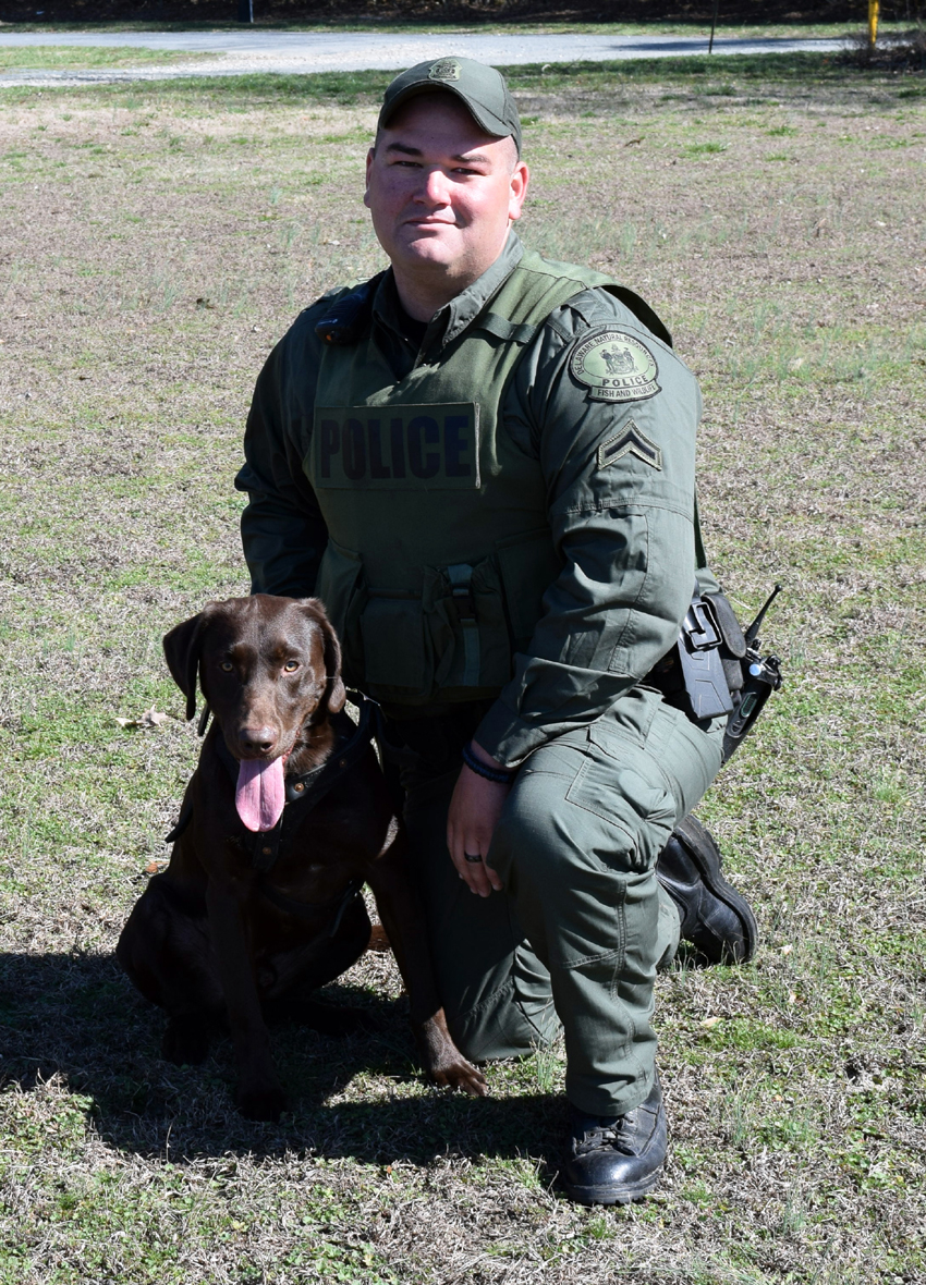 Photo of AFC Hudson and K9 Rosco