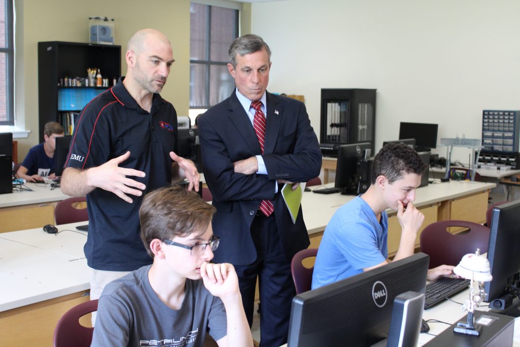 Gov. Carney visits Appoquinimink High School