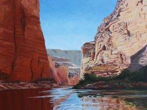 Meinrad Leckie, Grand Canyon Painting