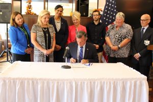 Gov. Carney signs HJR 7.