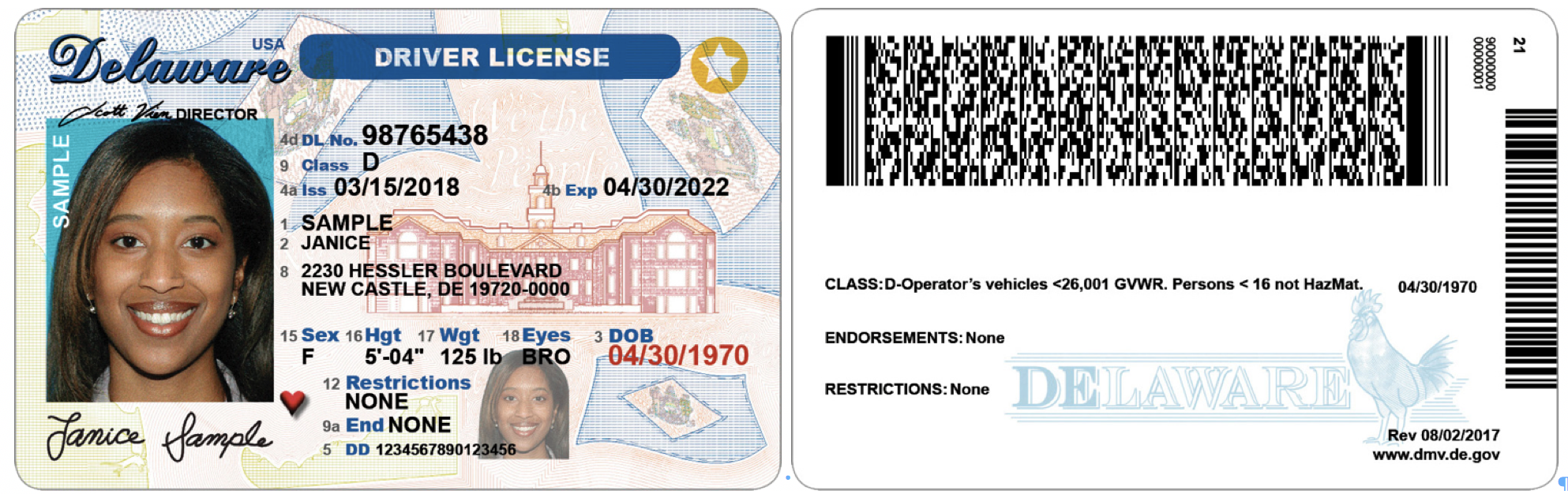 The Division of Motor Vehicles Announces New Design for Driver License