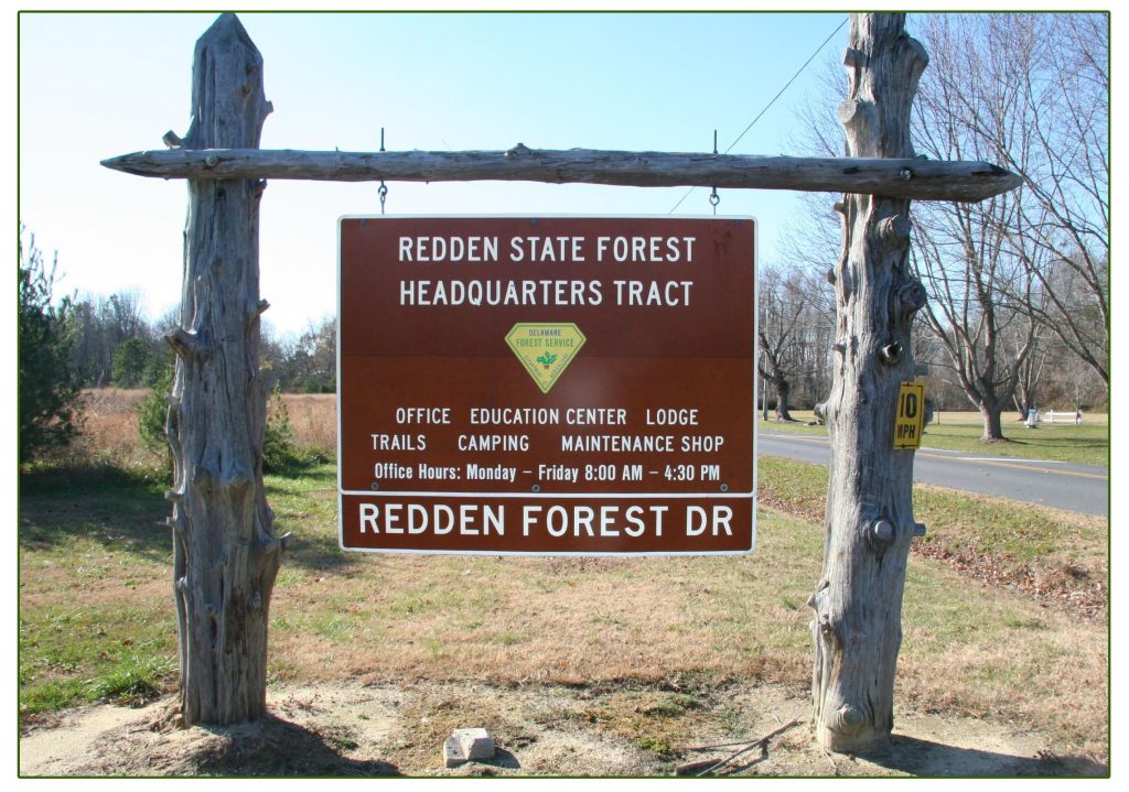 Redden Forest sign