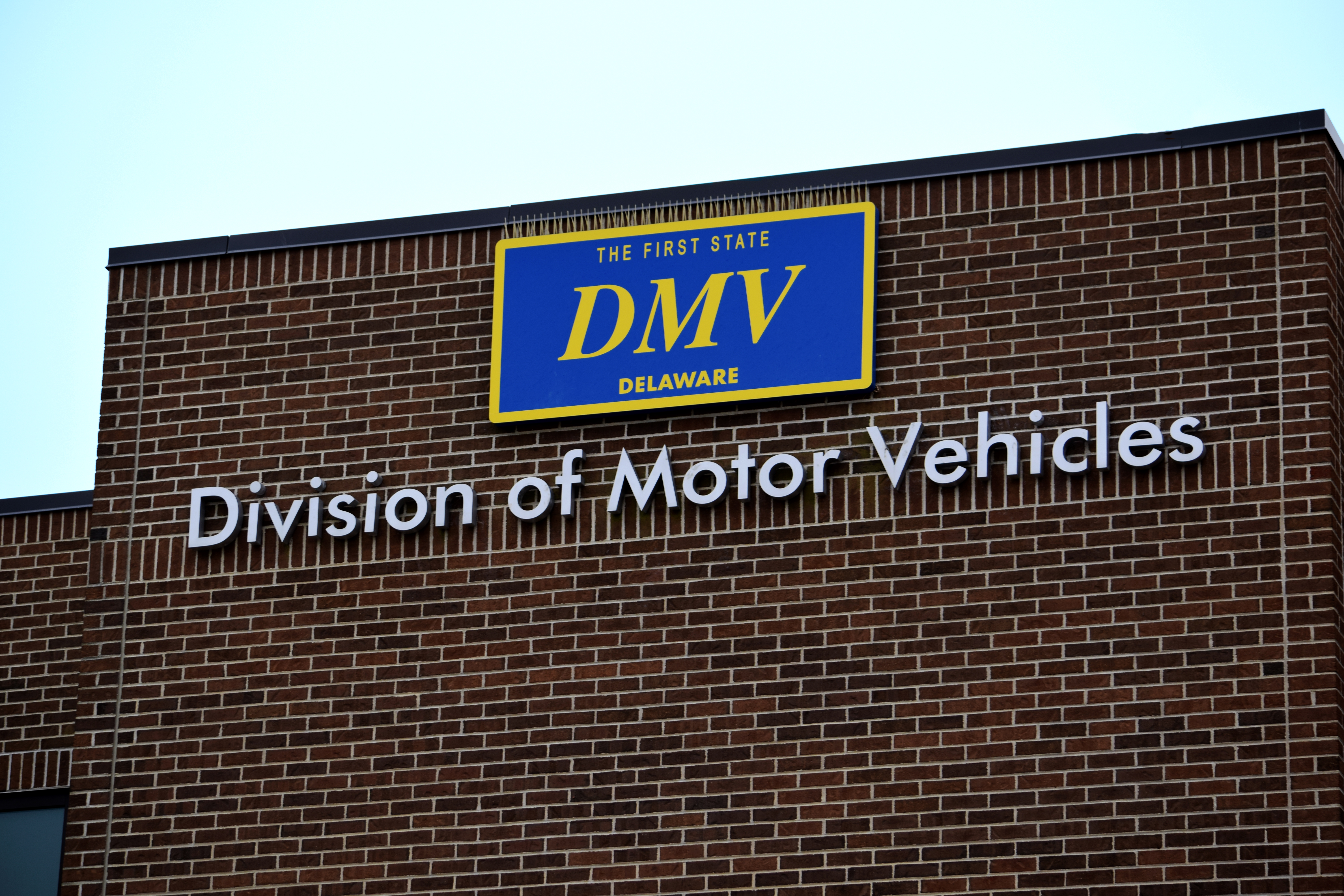 Delaware DMV sign