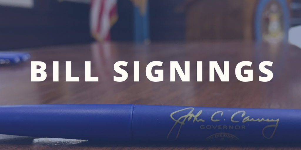 Bill Signings