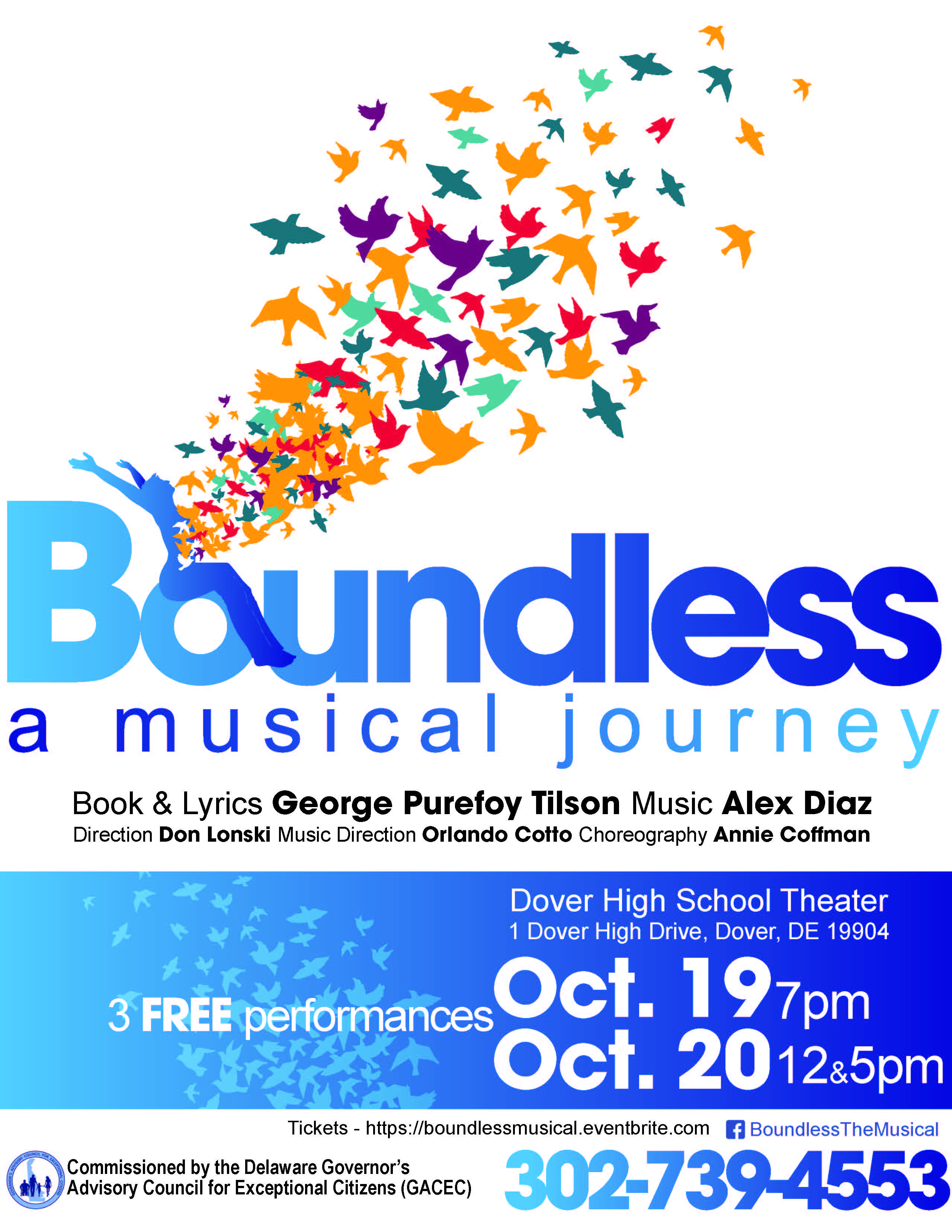 Picture of "Boundless a Musical Journey" promo flyer