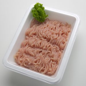 Photo of Package of uncooked ground turkey, uncovered