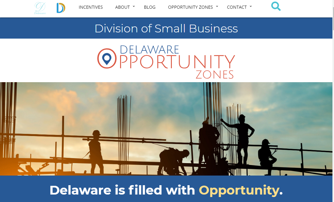 delaware opportunity zone website