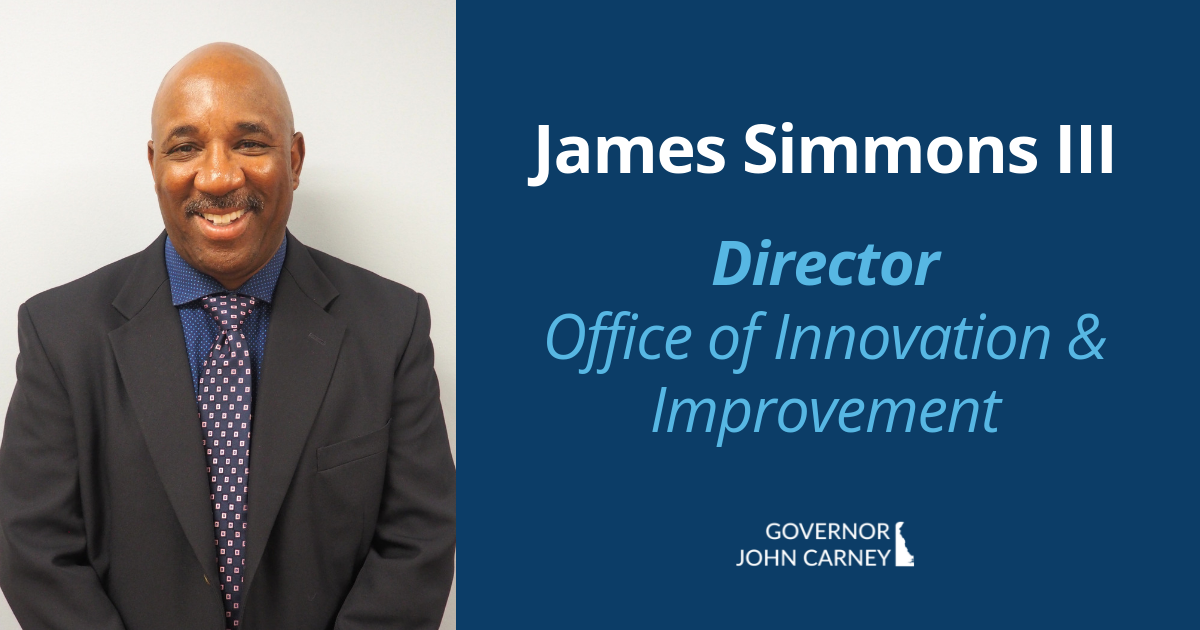 Governor Carney Announces New Director of Office of Innovation & Improvement  - State of Delaware News