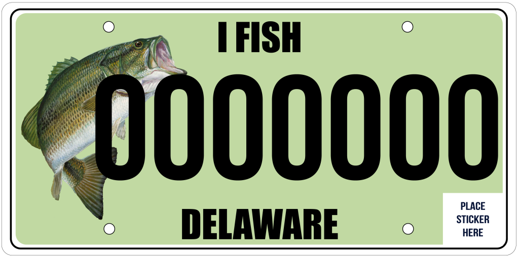 Freshwater I Fish License Plate