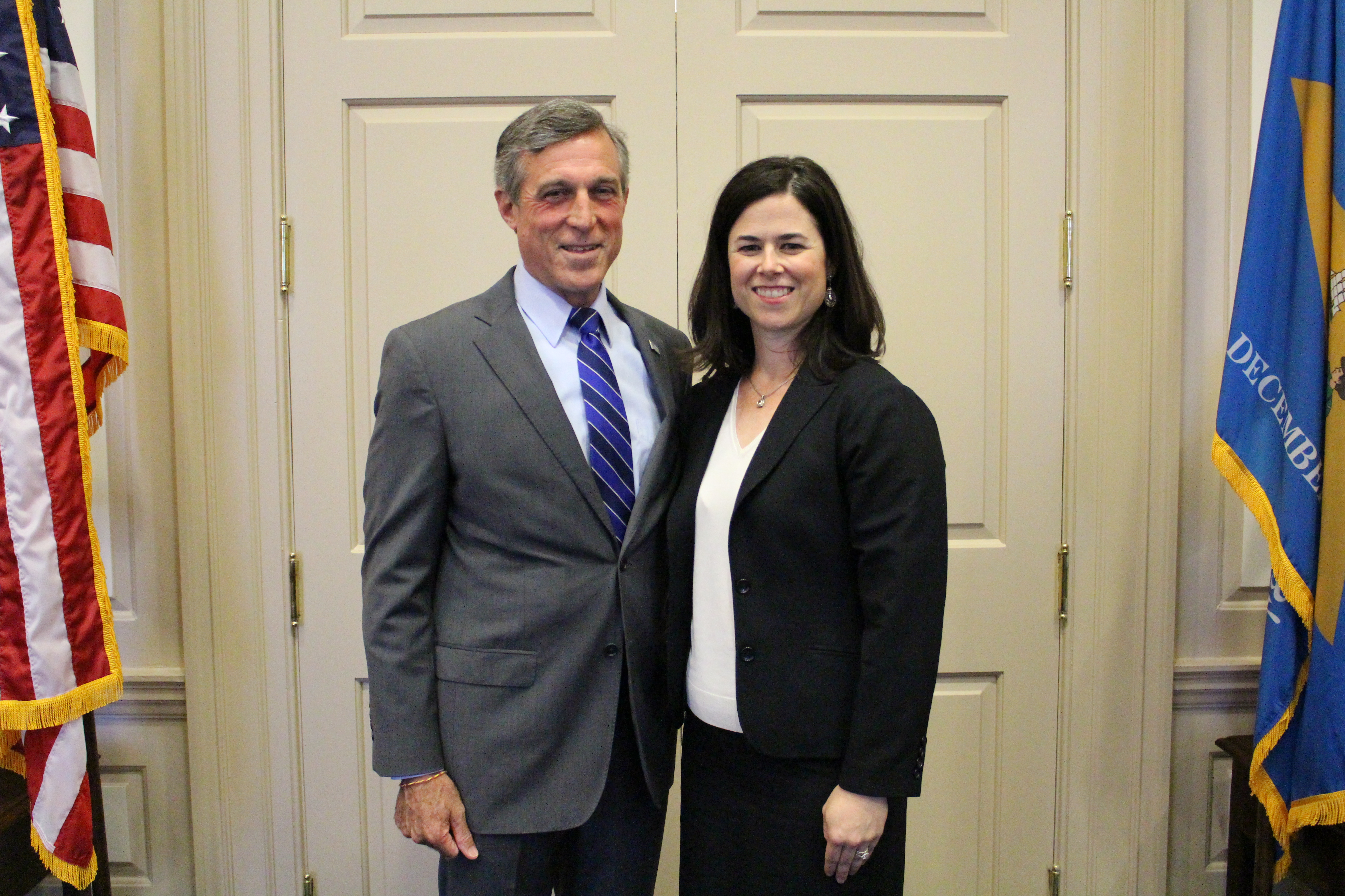 Governor Carney and Meghan Adams Perry