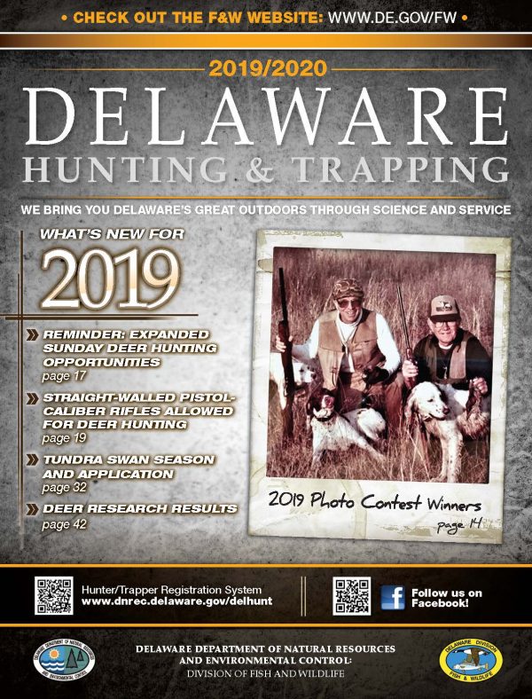 2019/20 Delaware Hunting Guide Cover