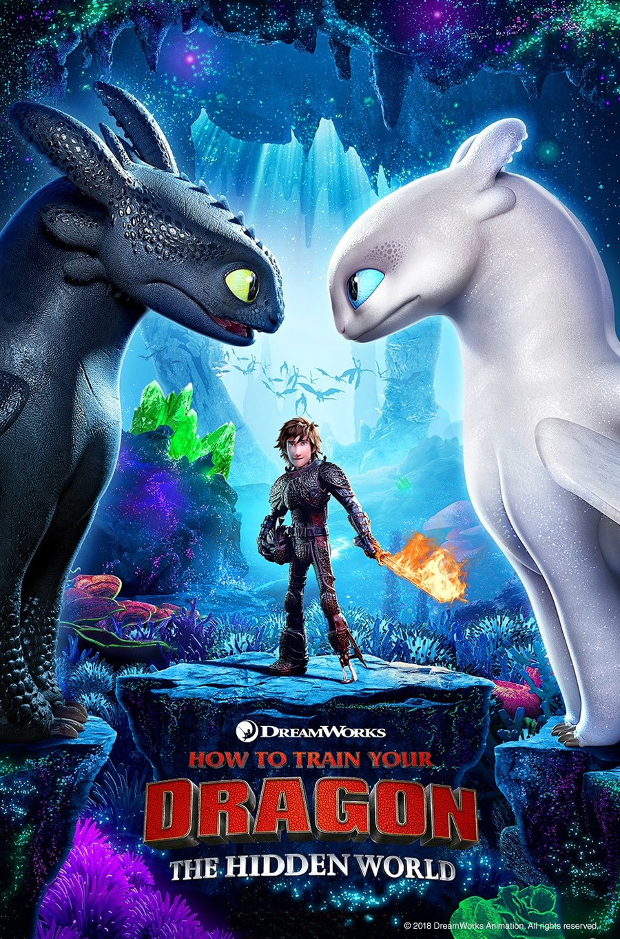 Photo of poster for the film “How to Train Your Dragon—The Hidden World“
