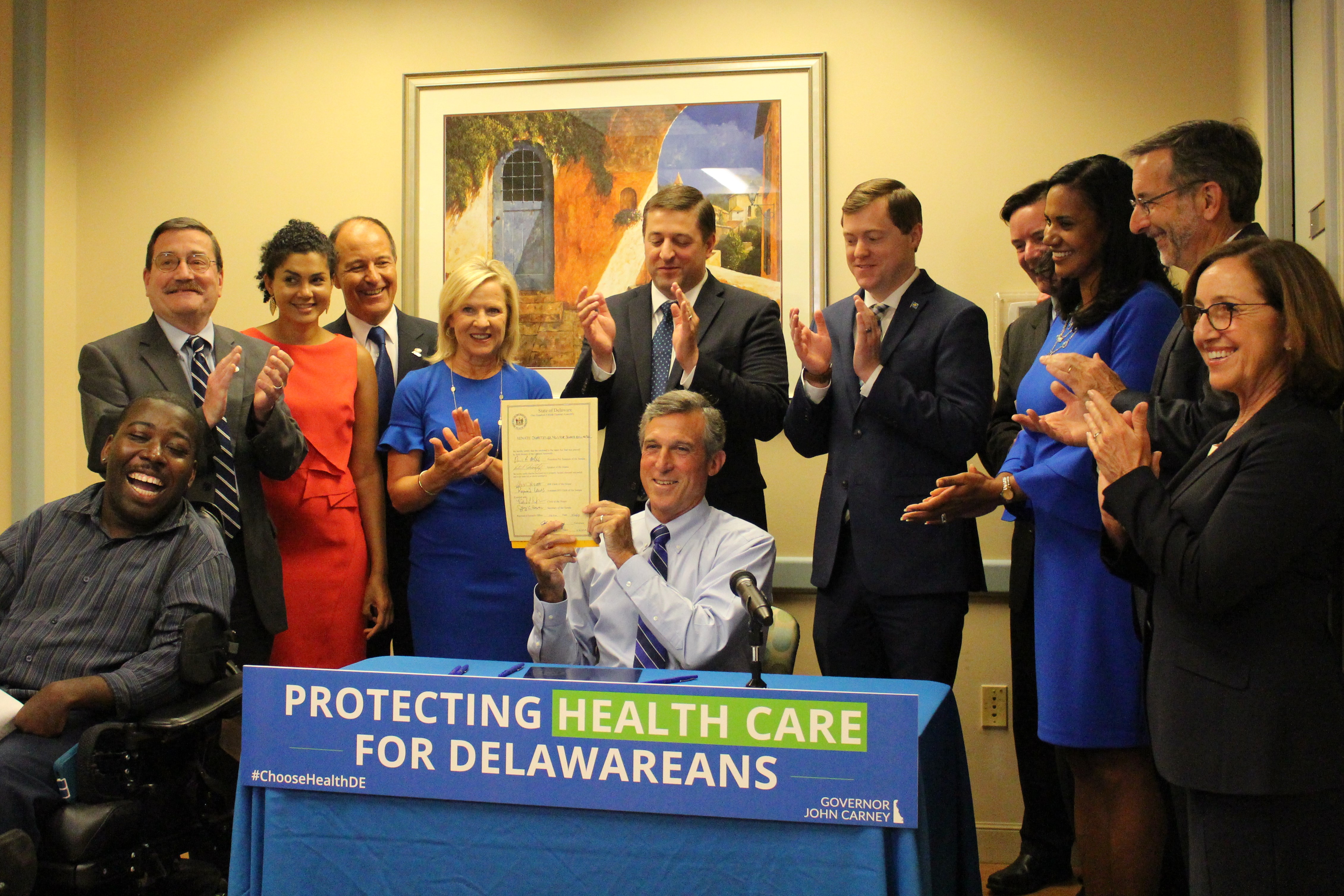 Governor Carney Signs Legislation Protecting Health Care for Delawareans