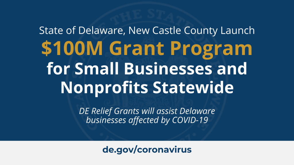 State of Delaware, New Castle County Launch 100M Grant Program for