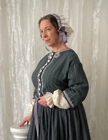 Photo of Kim Hanley as Elizabeth Cady Stanton