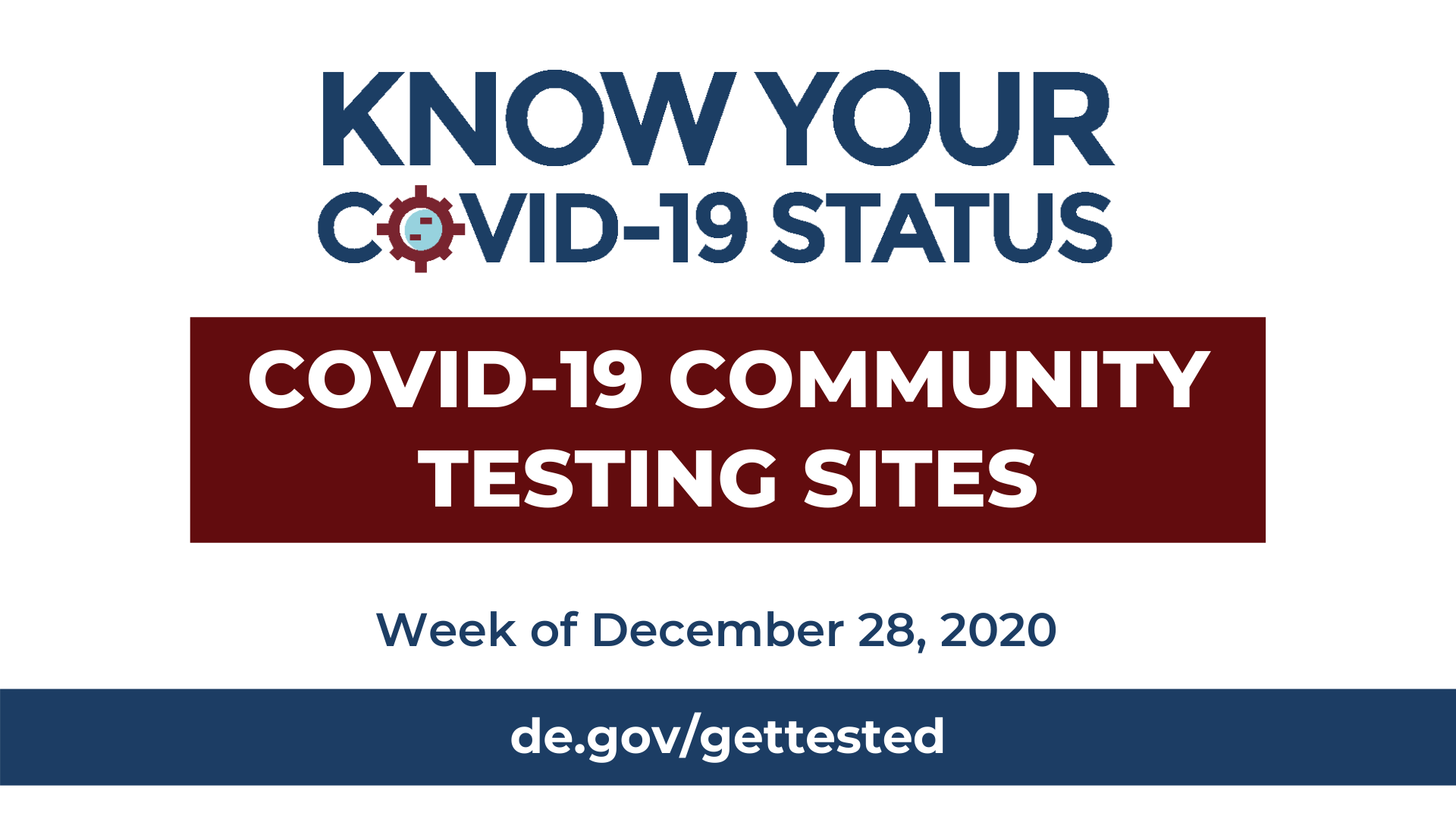 New Castle County Pop-up Testing Week of Dec. 7: Delaware has made