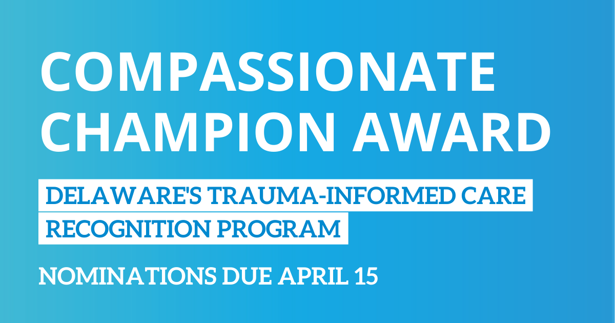 Compassionate Champion Award Nominations Open thru April 15