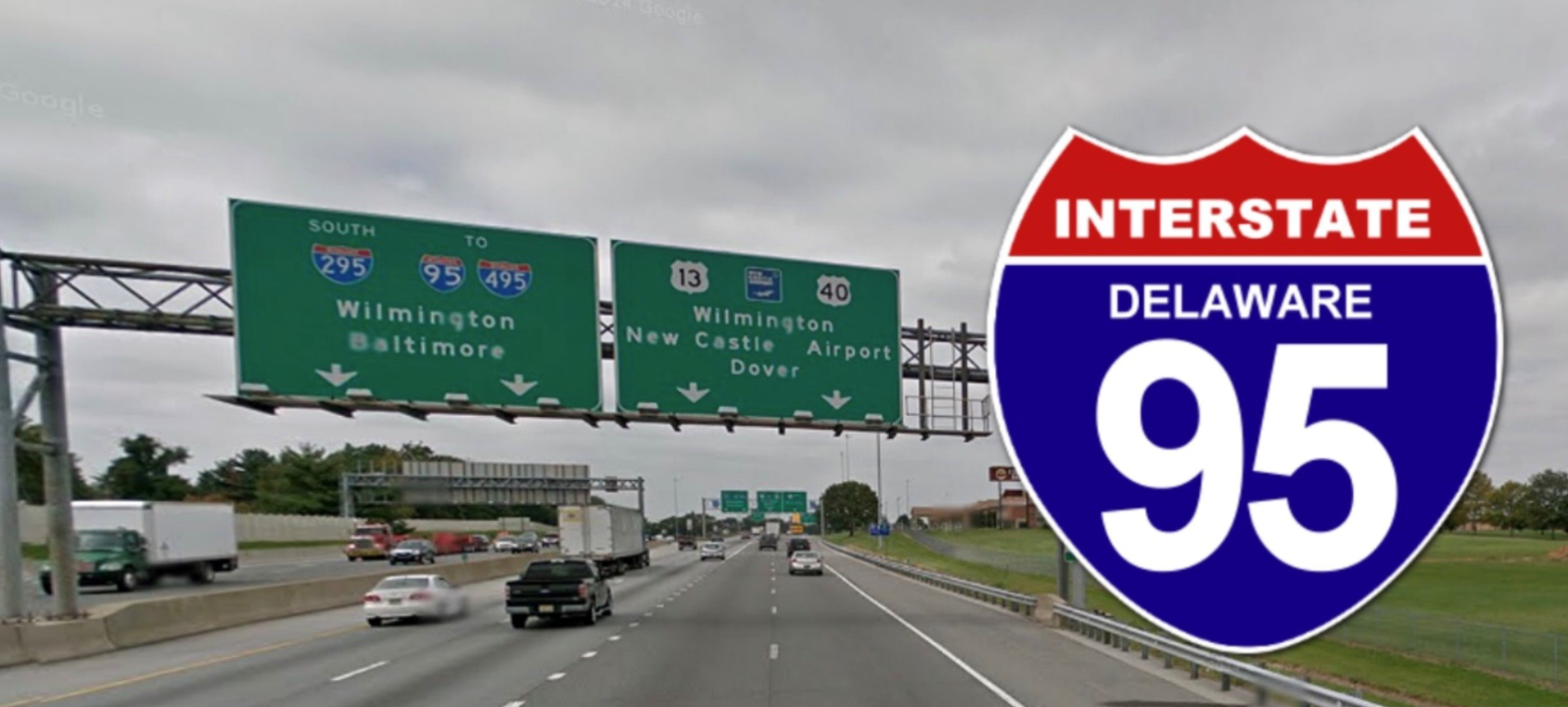 photo of I-95 highway in Delaware