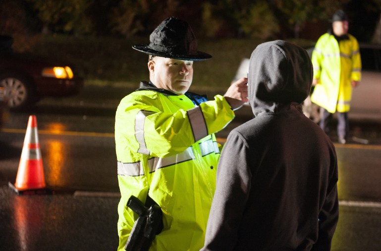 DUI Checkpoint DE-72 & S. Old Baltimore Pike, Newark, DE November 4, 2017