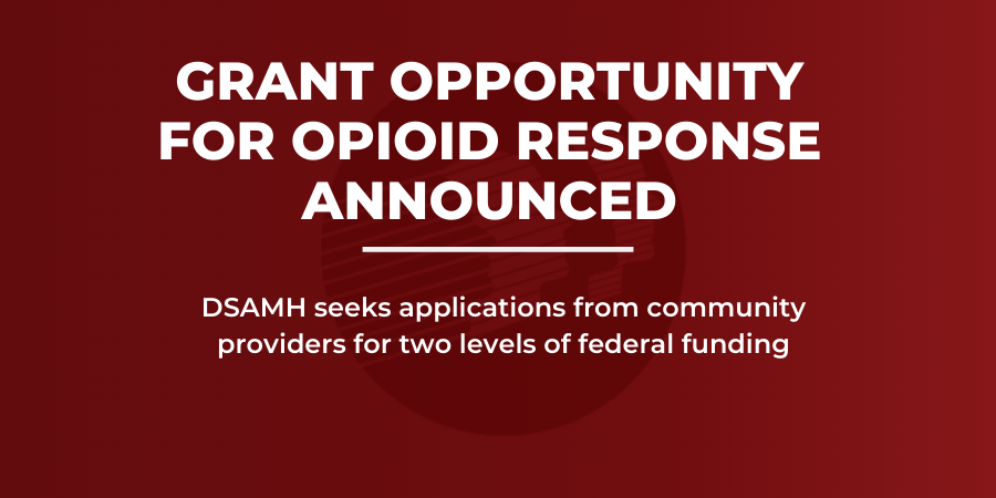 Community grant opportunity announced for opioid response