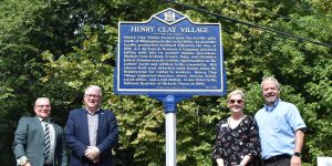 Henry Clay Village Historical Marker
