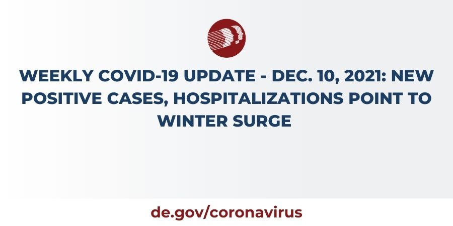 weekly update graphic for covid cases