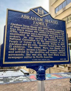 Abraham Shadd Family Historical Marker