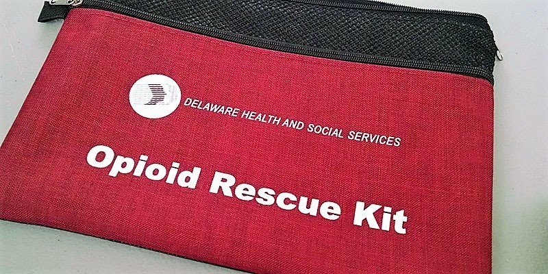 Image of DHSS' Red & Black Opoid Rescue Kit