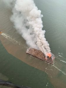 Barge Fire