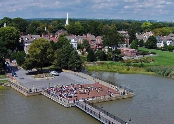 Photo of Battery Park in New Castle, Del.