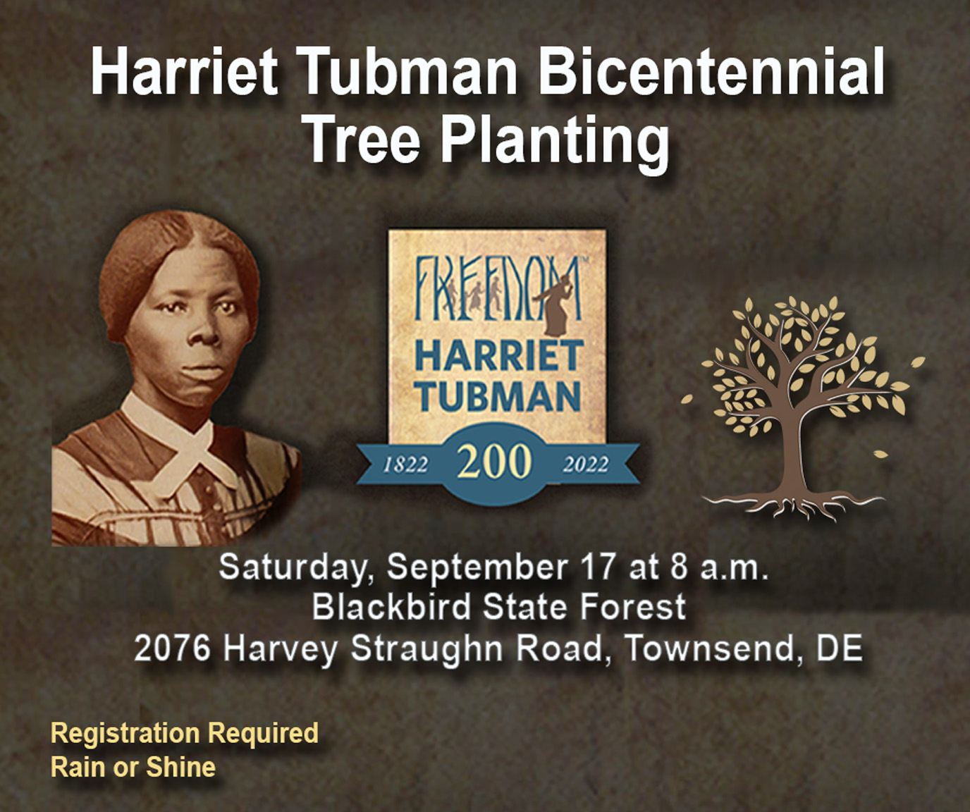 Harriet Tubman Bicentennial Tree Planting