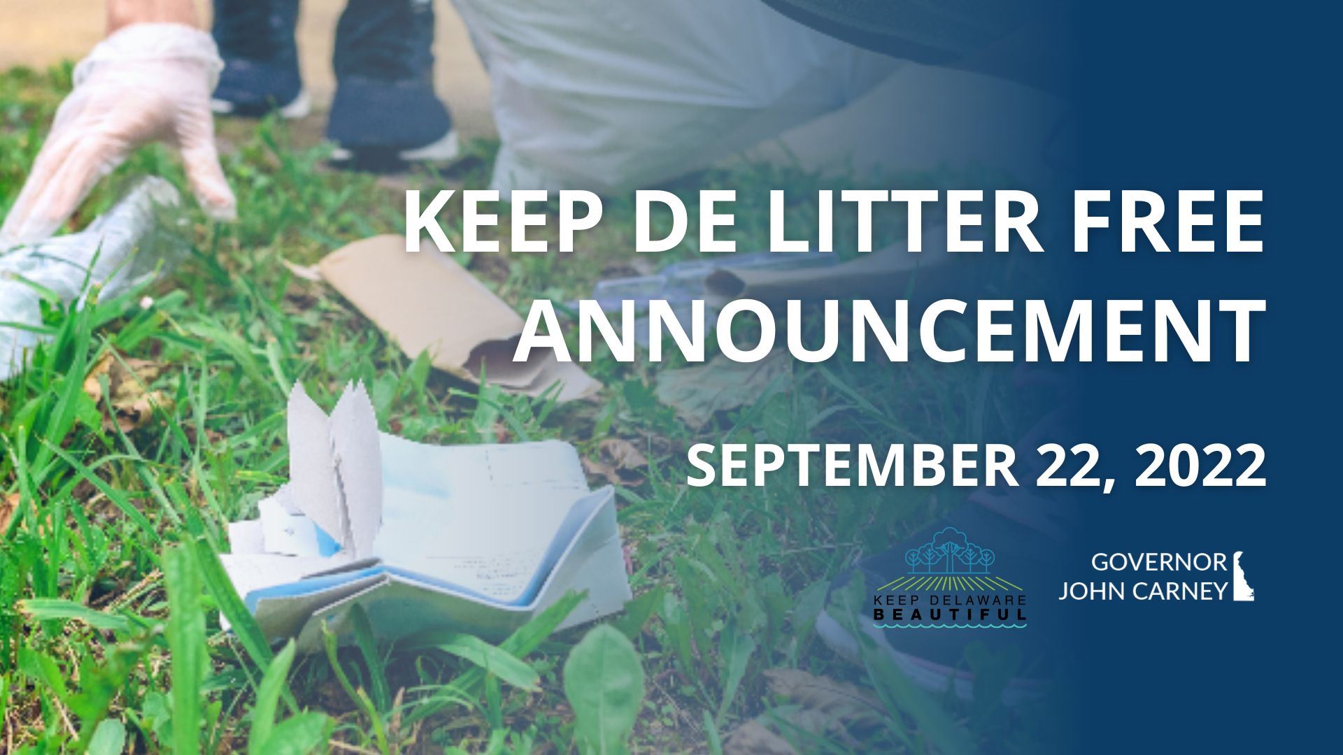 Keep DE Litter Free Announcement