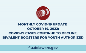 MONTHLY COVID-19 UPDATE OCTOBER 14, 2022: COVID-19 CASES CONTINUE TO DECLINE; BIVALENT BOOSTERS FOR YOUTH AUTHORIZED