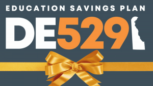 DE529 Logo with gift ribbon