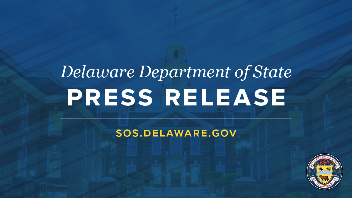 Delaware Department of State Press Release Cover Photo