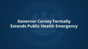 Governor Carney Formally Extends Public Health Emergency