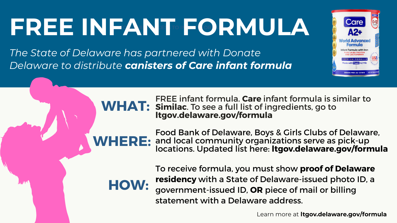 Concerns Regarding Donations of Infant Formula and Infant Feeding Items  During an Emergency, Nutrition