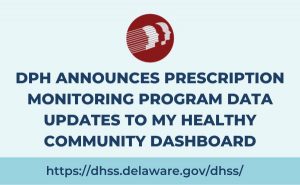 DPH Announces Prescription Monitoring Program Data Updates to My Healthy Community Dashboard