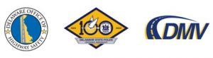 Office of Highway Safety, Delaware State Police, and Division of Motor Vehicles Logos