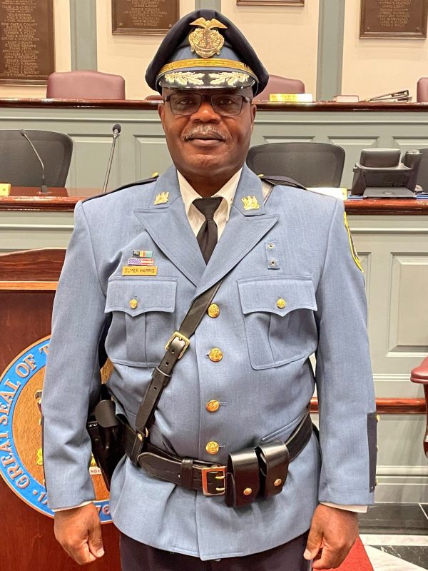 Nathaniel McQueen Jr., Secretary of the Department of Safety and Homeland Security, announced Major Elmer C. Harris as the Chief of the Delaware Capitol Police.