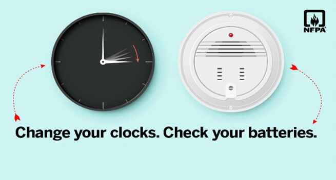 Change Your Clocks & Check Your Batteries