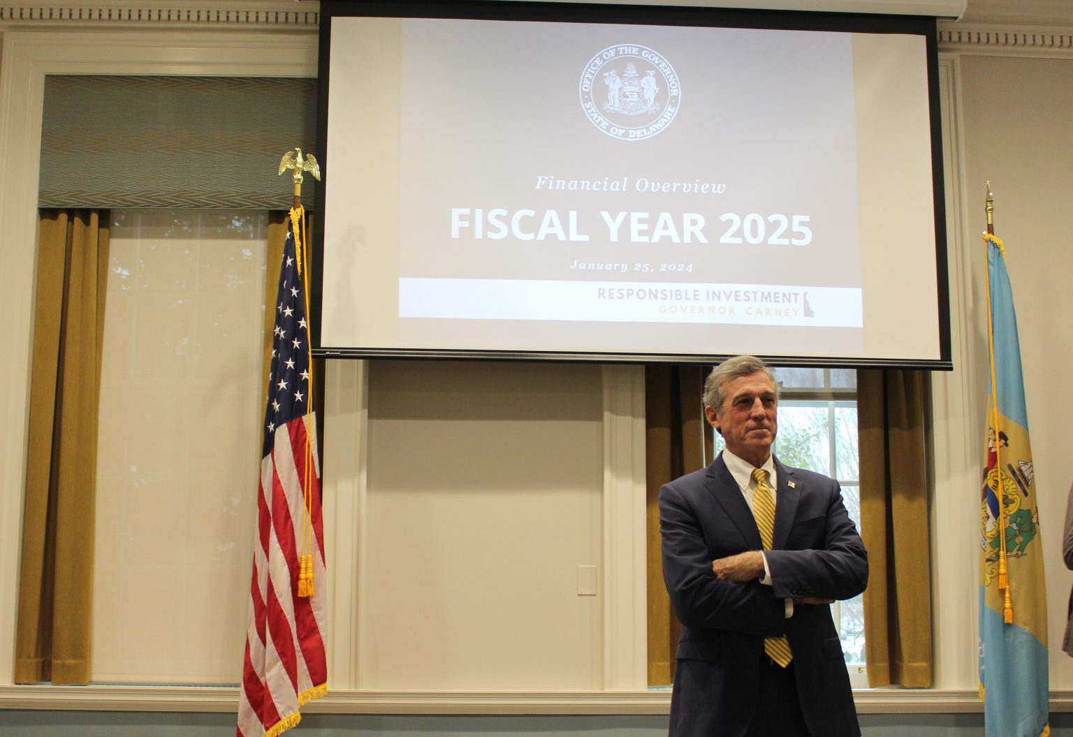 Governor Carney Presents Fiscal Year 2025 Budget EIN