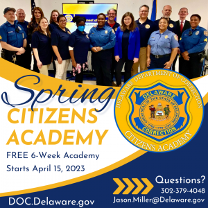 DOC Spring Citizens Academy Announcement