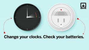 Change your clocks, check your batteries